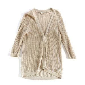 Gap Loose Fit Linen Blend Knit Sweater